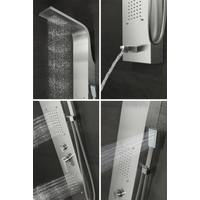 Merin || Silver zuhanypanel, rozsdamentes acél
